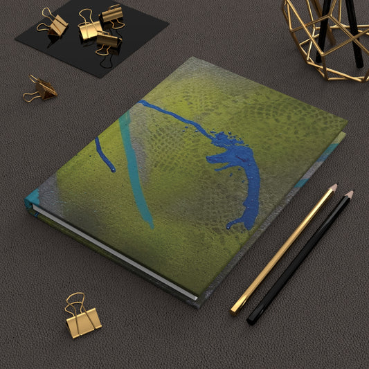 Creo Musa Journal: Abstract Lime & Indigo