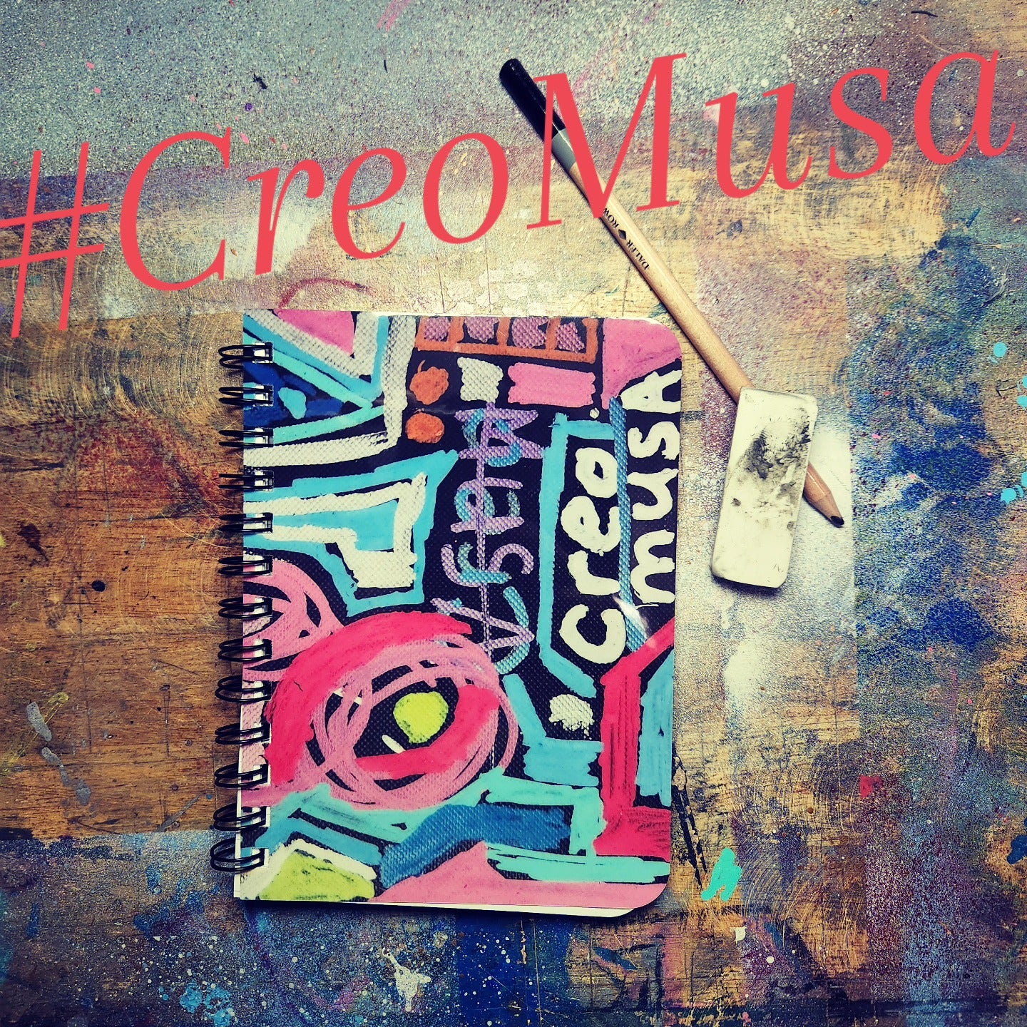 Spiral Journal - Creo Musa Project Artist Idea  Notebook