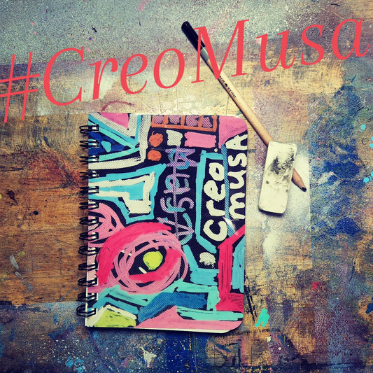 Spiral Journal - Creo Musa Project Artist Idea  Notebook